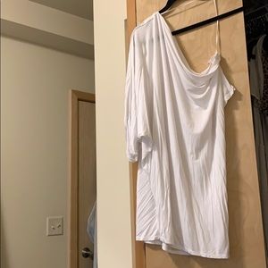 We The Free White Off the Shoulder T-Shirt